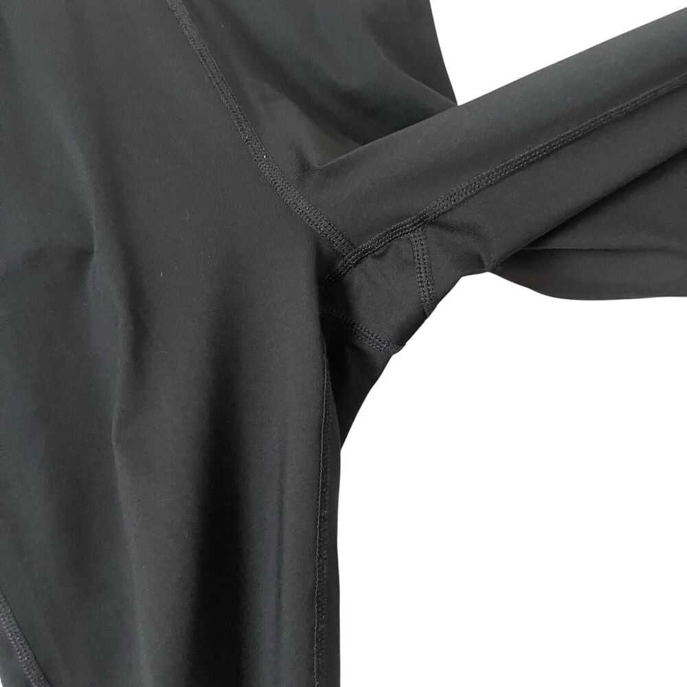 Nike Pro Small Tight Training Leggings Black Solid Cropped Activewear - Picture 8 of 10
